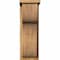 Ekena Millwork Carmel Rough Sawn Corbel w/Backplate, Western Red Cedar, 8"W x 12"D x 24"H COR08X12X24CAR01RWR - alternate 4